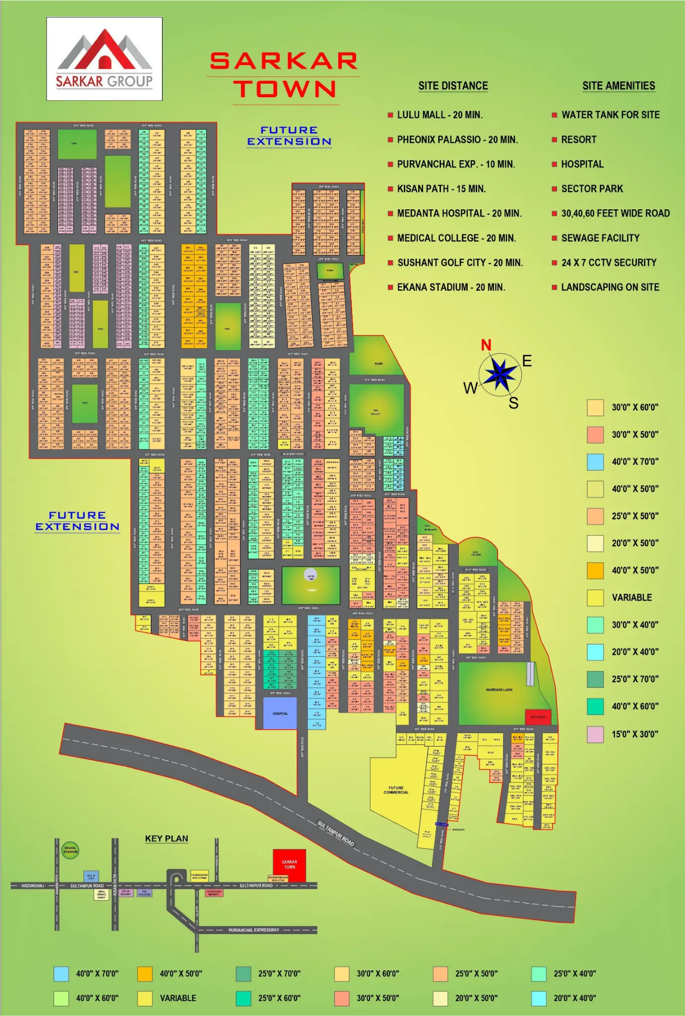 Sarkar Town Layout
